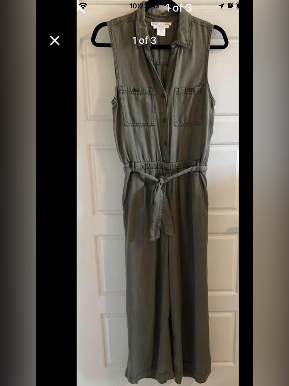 C&C California Olive Jumpsuit (S)